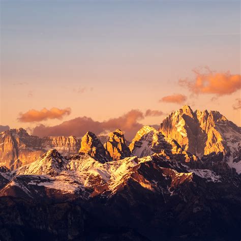 dolomite mountains wallpaper  alps sunrise mountain range