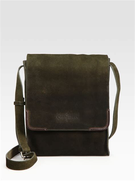 Lyst - Cole Haan Merced Newspaper Bag in Black for Men