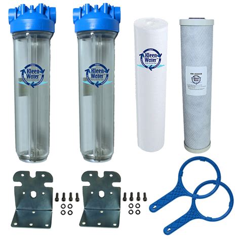 Dual Stage Chlorine And Sediment Water Filter System Kleenwater