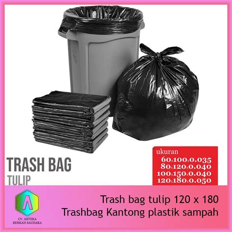 Trash Bag Tulip 120 X 180 Trashbag Kantong Plastik Sampah