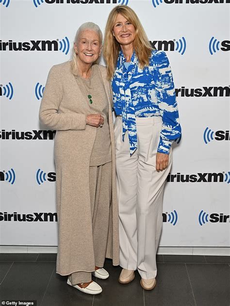 Laura Dern And Diane Ladd Look Stylish To Plug Book On Siriusxm Daily