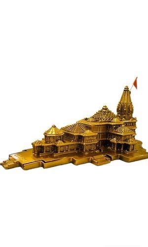 RESIN GOLDEN Ram Mandir Ayodhya Model, For Worship at Rs 495/piece in ...