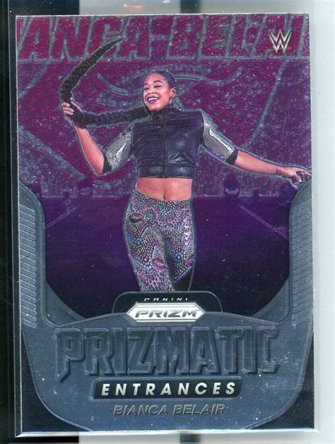 Bianca Belair Panini Prizm Wwe Prizmatic Entrances Raw Ebay