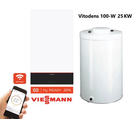 Viessmann kocioł gazowy Vitodens 100 W B1HF 25kW ZASOBNIK VITOCELL