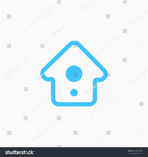 Twitter Home Icon Tweet Homepage Eps Stock Vector (Royalty Free ...