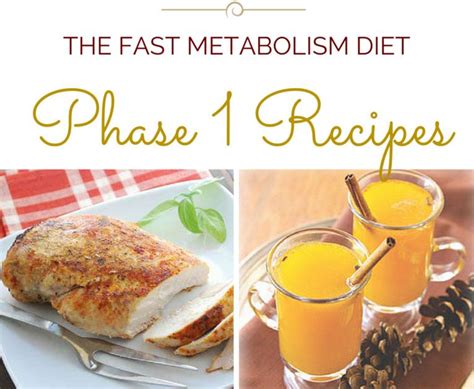 The Fast Metabolism Diet Phase 1 Recipes Metabolic Diet Recipes Fast