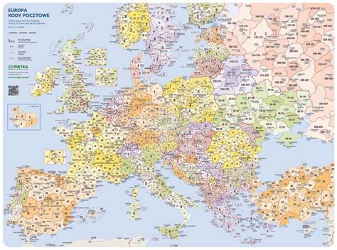 Europa Mapa Kodowa Podk Adka Na Biurko Pod Mysz