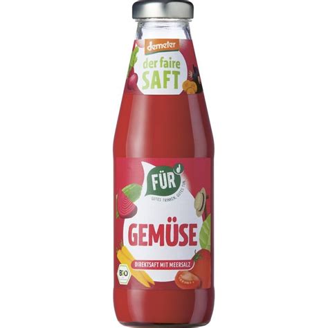 F R Der Faire Saft Gem Se Bio L X Er Pack Vpe Ekomarkt