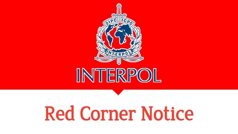 Red Corner Notice Interpol - Free photo on Pixabay