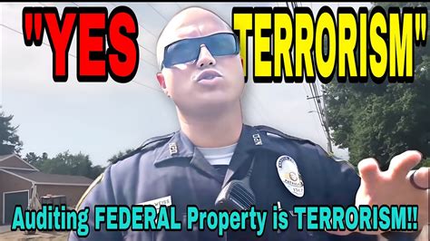 St Amendment Auditor Detained For Auditing Federal Property Youtube