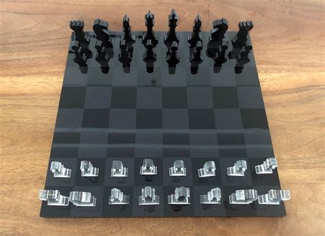 Handmade Elegant Chess Set Black And White Chess Set Handmade