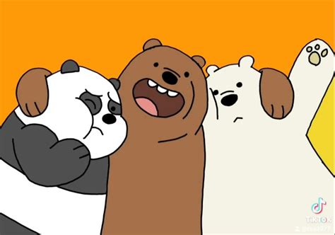 Panda Grizz And Ice Bear Digital Drawing Rwebarebears