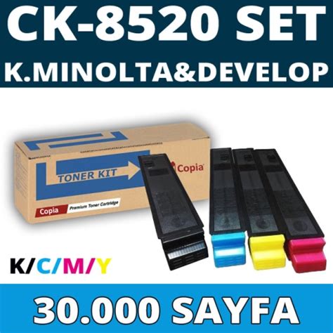 KOPYA COPIA YM CK8520 SET UTAX TRIUMPH ADLER CK 8520 KCMY 30000 Sayfa 4