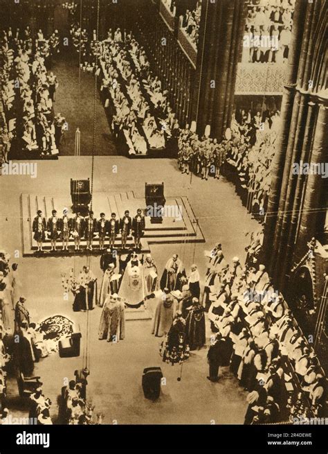 'The Crowning of King George VI', 1937. From "The Coronation of King George VI and Queen ...