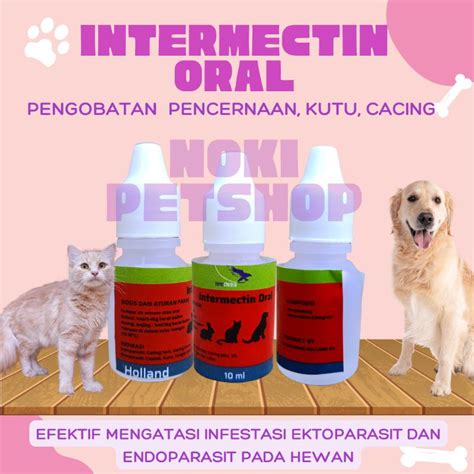 Jual Bisa Cod Intermectin Oral Ml Obat Pencernaan Kutu Cacing