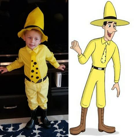 Curious George Adult Person In The Yellow Hat Costume Clothing Shoes