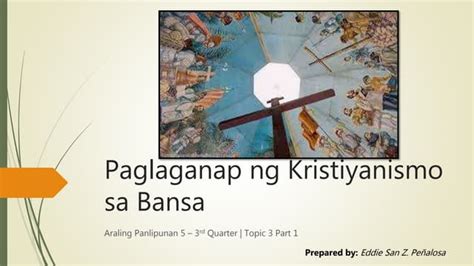 kristiyanismo sa bansang pilipinas pptx