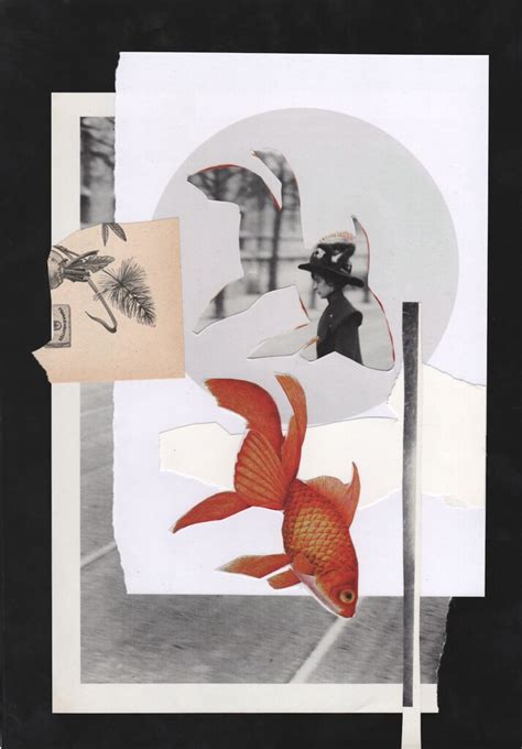 BUCHSEITE Collage On Book Page By C POM 2015 Claudia Pomowski Flickr