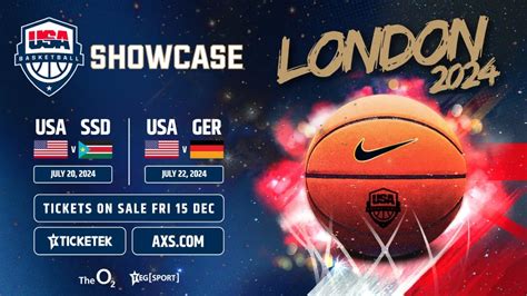 Usa Basketball To Play Two Showcase Games In London In July Sportstravel