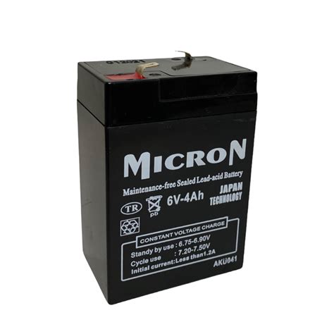 6V 4 AH MICRON AKÜ | Pilfener.com