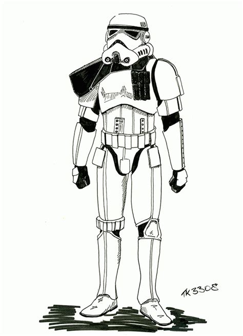 Stormtrooper Coloring Page Coloring Home