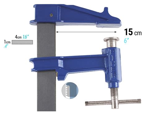 Ścisk śrubowy 150 cm model R Piher nr kat P05150 Sklep z