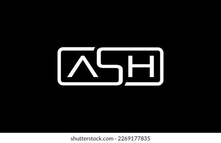 Ash Original Monogram Logo Design Stock Illustration 1667809723 ...