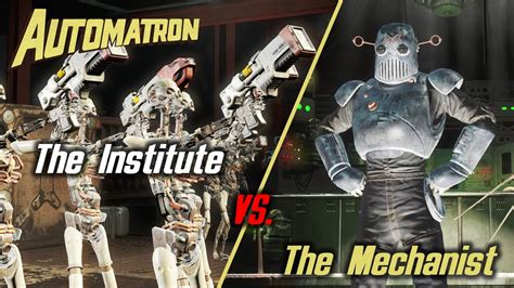 Fallout 4 Automatron Institute Army Of Synths VS The Mechanist