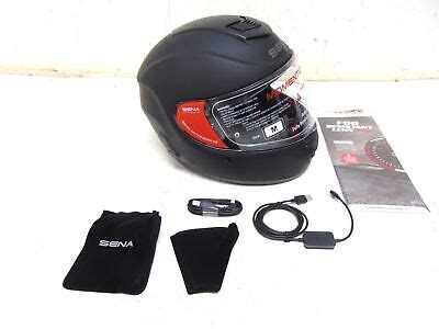 Sena Momentum Evo Smart Helmet With Intercom Medium Matte Black Ebay