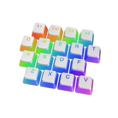 SPC Gear PBT Keycap KC104 Pudding Onyx White DBL Shot Sklep Komputerowy