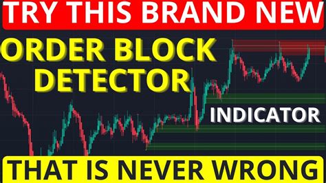 Try This New ORDER BLOCK DETECTOR Indicator By Lux Algo Order Blocks