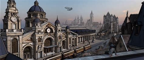 ArtStation - Victorian Railway Station, Vann Wang | Train station art ...