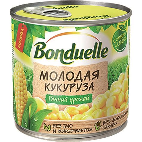 Консервация Кукуруза Бондюэль молодая, 340г - купить с доставкой по ...