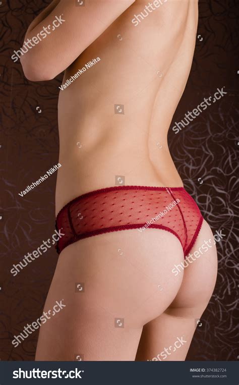 Sexy Models Buttocks Red Lingerie Abstract Stock Photo 374382724 Shutterstock