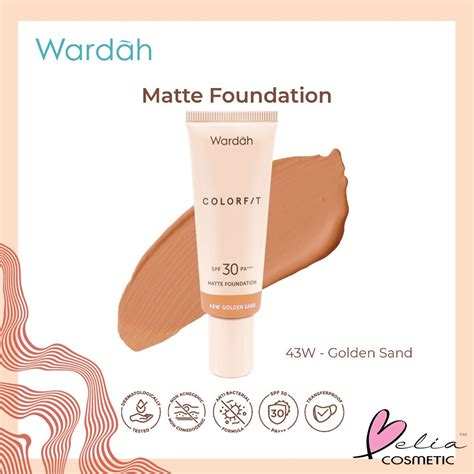 Jual Belia Wardah Colorfit Matte Foundation Spf Pa Ml