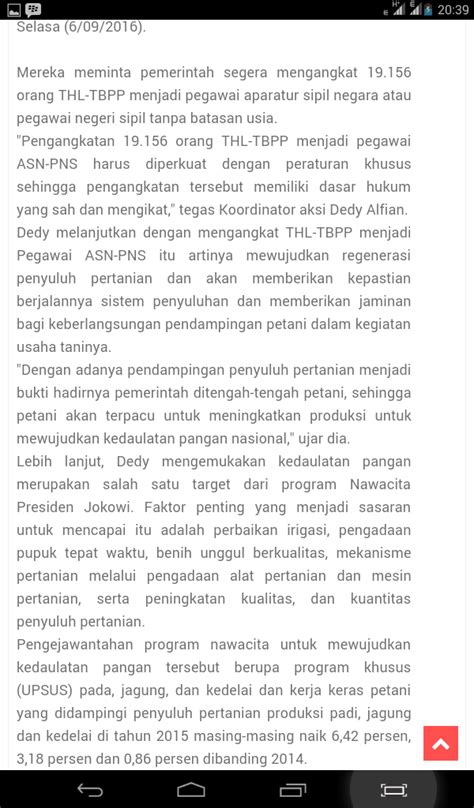 Tuntut Nawacita Jokowi Tenaga Harian Lepas Penyuluh Pertanian Kepung