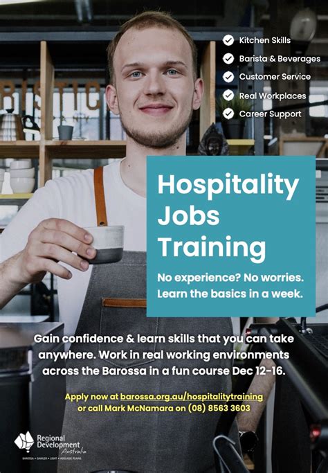 Hospitality Jobs Training Learn The Basics In A Week Regional