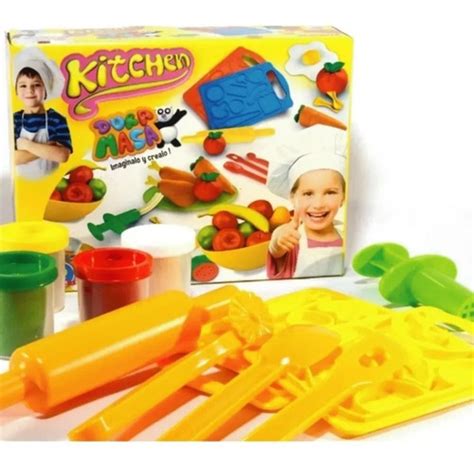 Juego Fabrica De Dura Masa Cocina Kit Plastilina Duravit Bella Tienda