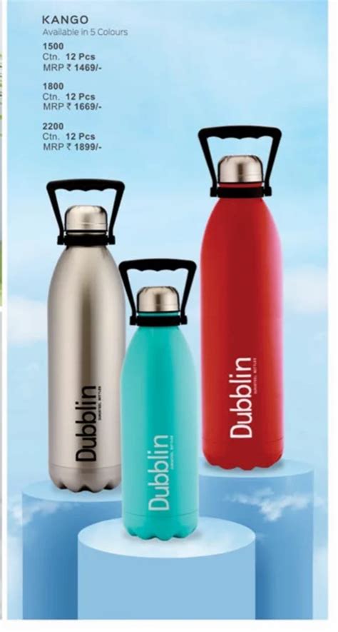 Dubblin Kango Ml Bottle Hot Cold At Rs Piece Ss Bottle In Hyderabad Id