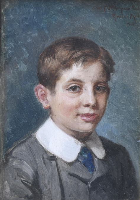 Ricardo De Madrazo Y Garreta RETRATO DEL HIJO DE AMPARO EULATE 1908