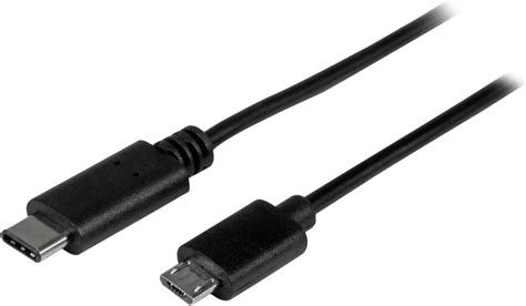 Amazon Basics Câble USB C vers Micro B 2 0 0 9 m Noir pour