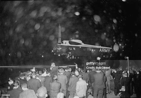 President Lyndon B Johnson Arriving At White House After John F