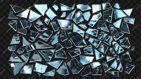 Premium Psd Texture Of Illuminated Glass Shards Arranged In A Mosaic Shattered Glas Collage