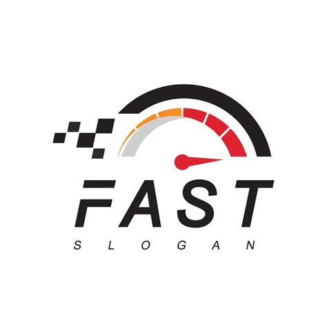 Fast Logo Using Race Flag Symbol 10515660 Vector Art at Vecteezy