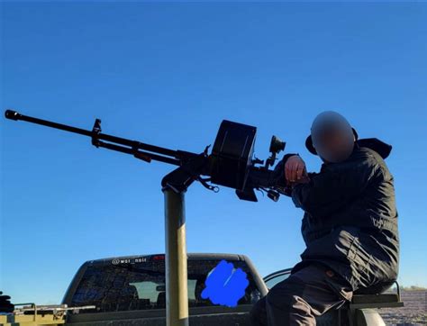 A Chinese Norinco W85 Heavy Machine Gun In Service With Ukrainian