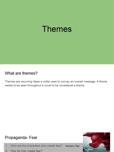 Themes in Animal Farm | PDF