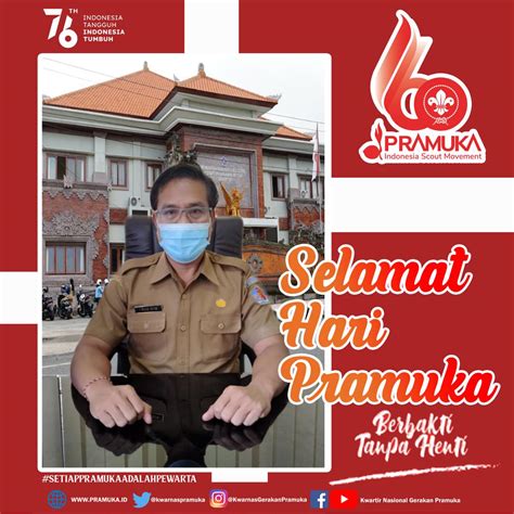 Selamat Hari Pramuka Ke 60 Tahun Dinas Penanaman Modal Dan Pelayanan