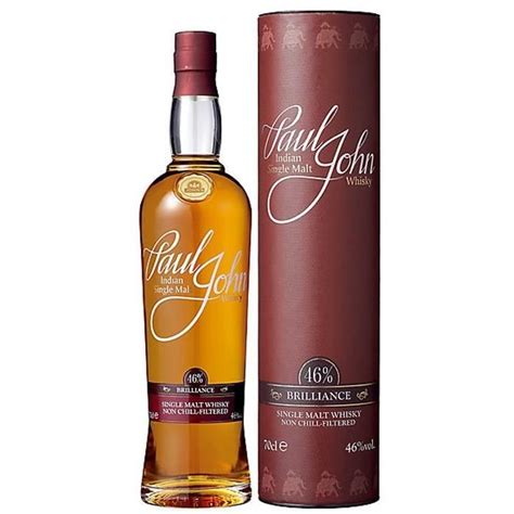 Whisky Paul John Brilliance Single Malt Whisky Inde 46vol 70cl