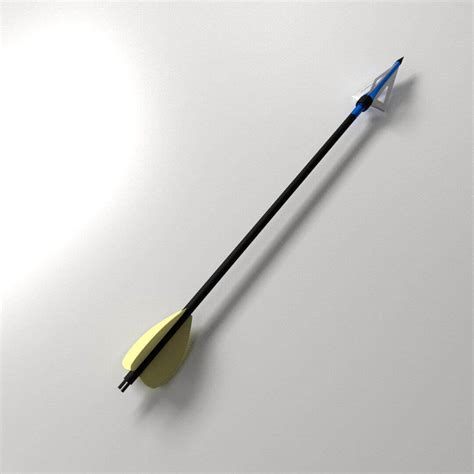 Broadhead Arrow - 3D Model by firdz3d