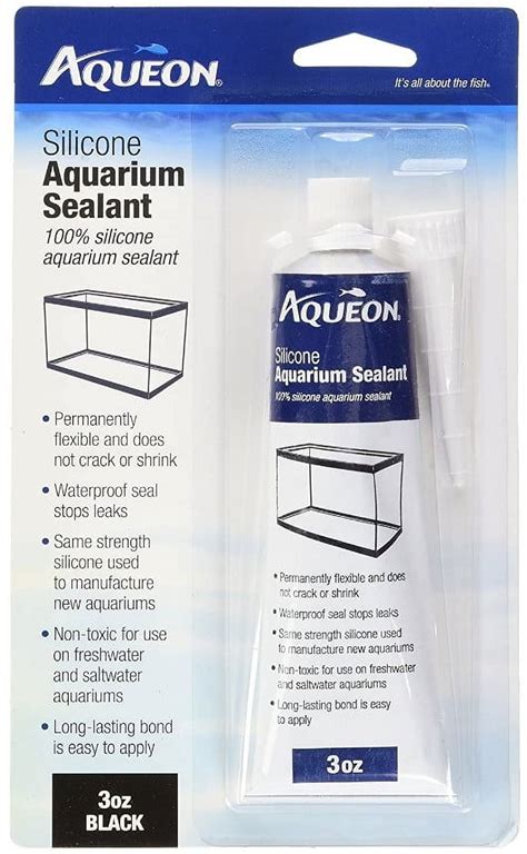 Aqueon Silicone Aquarium Sealant Black - Walmart.com